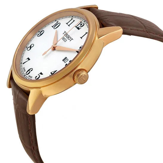 JMS always Watches Original Tissot Carson White Dial Brown Leather Mens Watch T0854103601200 JMS always Watches Original Tissot Carson White Dial Brown Leather Mens Watch T0854103601200
