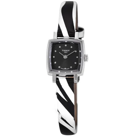 JMS always Watches Original Tissot Lovely Quartz Diamond Black Dial Ladies Watch T0581091705600 JMS always Watches Original Tissot Lovely Quartz Diamond Black Dial Ladies Watch T0581091705600