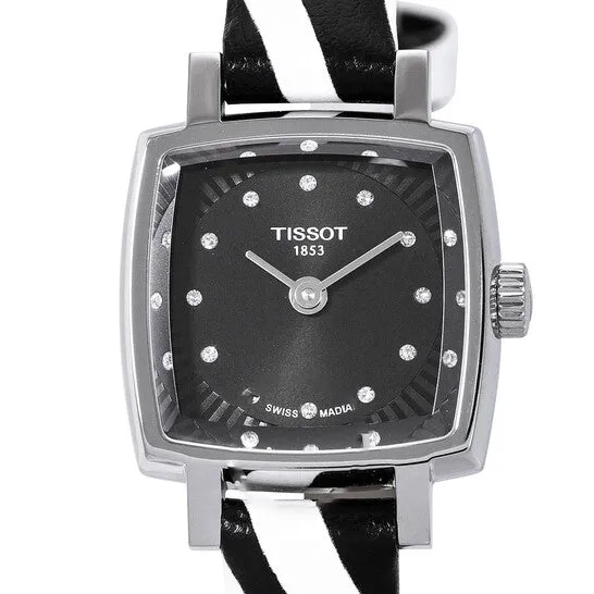 JMS always Watches Original Tissot Lovely Quartz Diamond Black Dial Ladies Watch T0581091705600 JMS always Watches Original Tissot Lovely Quartz Diamond Black Dial Ladies Watch T0581091705600