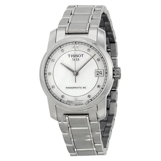 JMS always Watches Original Tissot TClassic Titanium Automatic Mother of Pearl Dial Ladies Watch T0872074411600 JMS always Watches Original Tissot TClassic Titanium Automatic Mother of Pearl Dial Ladies Watch T0872074411600