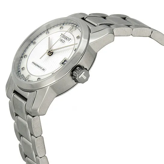 JMS always Watches Original Tissot TClassic Titanium Automatic Mother of Pearl Dial Ladies Watch T0872074411600 JMS always Watches Original Tissot TClassic Titanium Automatic Mother of Pearl Dial Ladies Watch T0872074411600