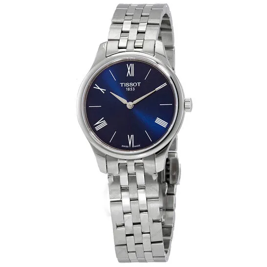 JMS always Watches Original Tissot Tradition 55 Quartz Blue Dial Ladies Watch T0632091104800 JMS always Watches Original Tissot Tradition 55 Quartz Blue Dial Ladies Watch T0632091104800