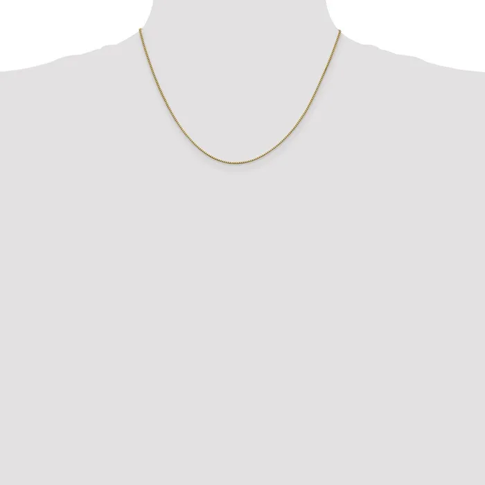 MDS 14K Yellow Gold 18 inch 95mm Box with Lobster Clasp Chain Necklace Necklaces MDS 14K Yellow Gold 18 inch 95mm Box with Lobster Clasp Chain Necklace Necklaces