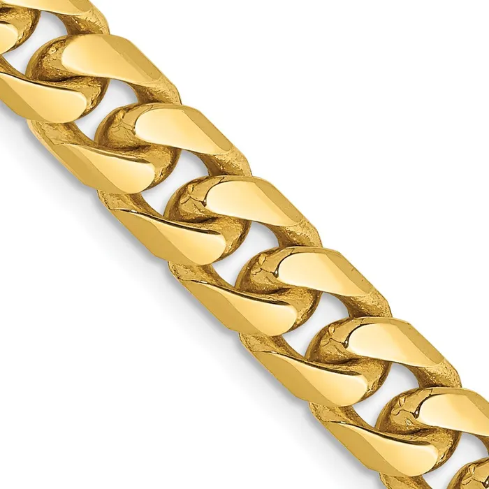 MDS Necklaces 14K Yellow Gold 28 inch 625mm Solid Miami Cuban Link with Lobster Clasp Chain Necklace MDS Necklaces 14K Yellow Gold 28 inch 625mm Solid Miami Cuban Link with Lobster Clasp Chain Necklace
