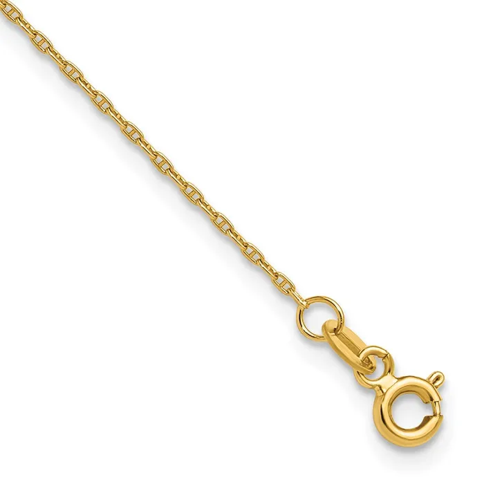 MDS PreStyled Sets 14K Yellow Gold 105mm Mariners Link Chain nan