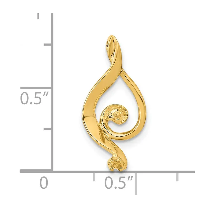Necklaces 14K Yellow Gold 55mm Black FW Cultured Pearl VS Real Diamond pendant Goldia