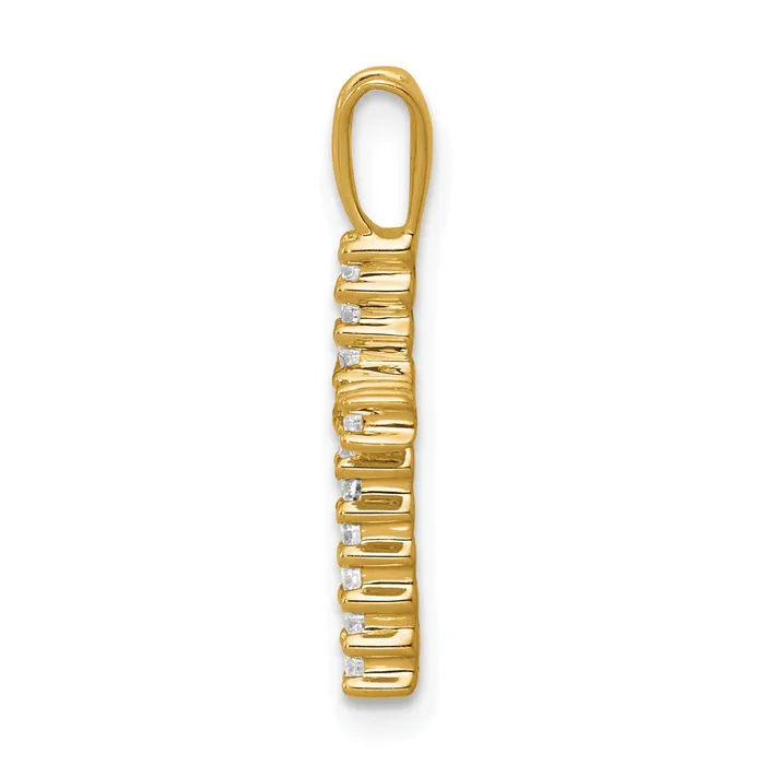 Necklaces Goldia 14k Yellow Gold 16 Ct Lab Grown Diamond VSSI G Cross Pendant
