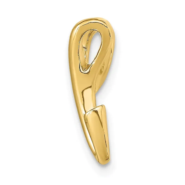 Necklaces Goldia 14k Yellow Gold Polished Letter R Initial Slide