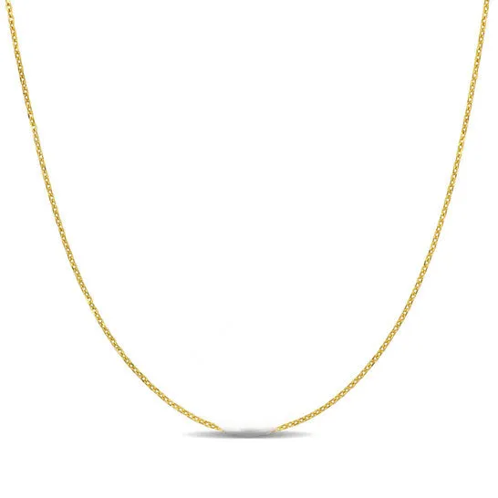 Necklaces JMS always Original AMOUR 07mm Diamondcut Cable Chain Necklace In 14K Yellow Gold 18 In Necklaces JMS always Original AMOUR 07mm Diamondcut Cable Chain Necklace In 14K Yellow Gold 18 In