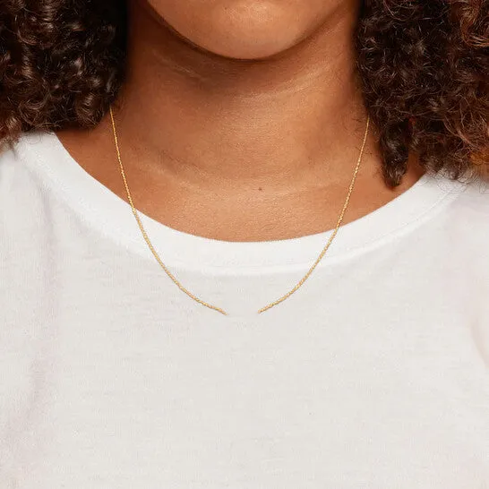 Necklaces JMS always Original AMOUR 07mm Diamondcut Cable Chain Necklace In 14K Yellow Gold 18 In Necklaces JMS always Original AMOUR 07mm Diamondcut Cable Chain Necklace In 14K Yellow Gold 18 In
