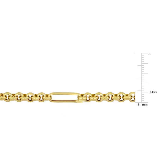 Necklaces JMS always Original AMOUR 53mm Mm Rolo Station Link Necklace In 14K Yellow Gold 24 In Necklaces JMS always Original AMOUR 53mm Mm Rolo Station Link Necklace In 14K Yellow Gold 24 In