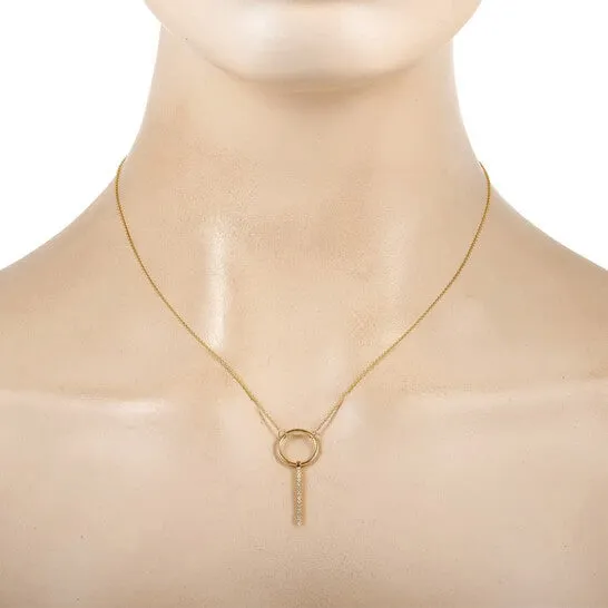 Necklaces JMS always Original LB Exclusive 14K Yellow Gold 010 ct Diamond Necklace Necklaces JMS always Original LB Exclusive 14K Yellow Gold 010 ct Diamond Necklace
