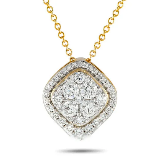 Necklaces Original LB Exclusive 14K Yellow Gold 10ct Diamond Necklace JMS always Necklaces Original LB Exclusive 14K Yellow Gold 10ct Diamond Necklace JMS always