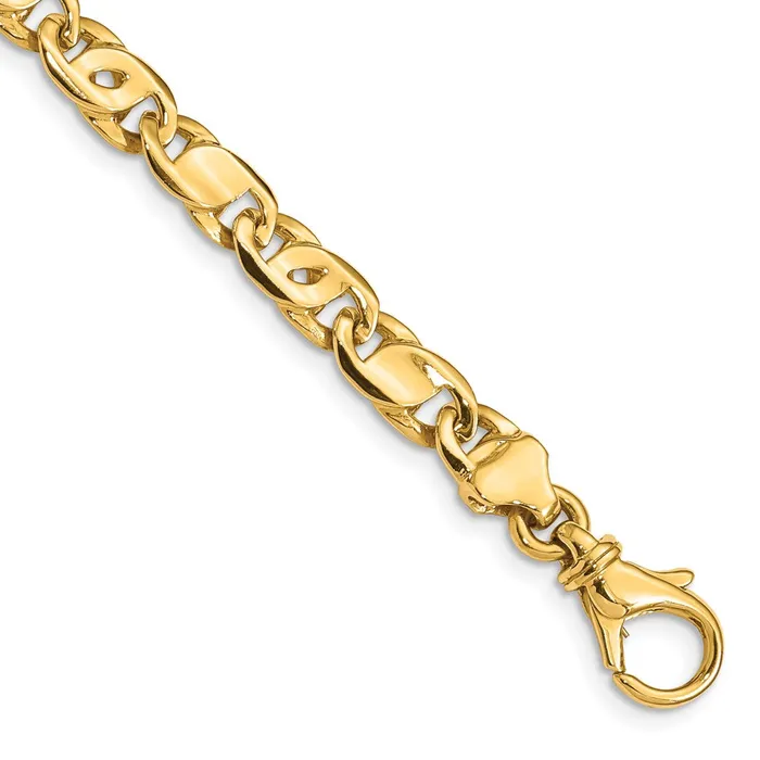 Necklaces Solid 14K Yellow Gold 580mm Polished Fancy Link Chain Necklace MDS Necklaces Solid 14K Yellow Gold 580mm Polished Fancy Link Chain Necklace MDS