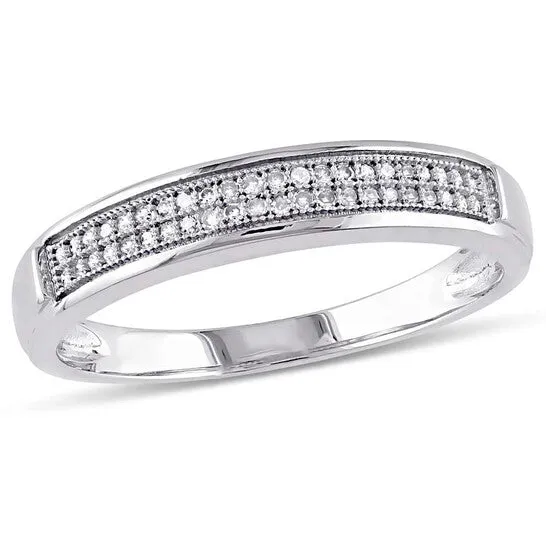 Original Amour 18 CT Diamond 10K White Gold Wedding Ring JMS always Rings Original Amour 18 CT Diamond 10K White Gold Wedding Ring JMS always Rings