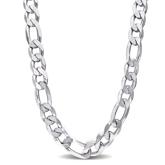 Original AMOUR 145mm Figaro Chain Necklace In Sterling Silver 24 In JMS always Necklaces Original AMOUR 145mm Figaro Chain Necklace In Sterling Silver 24 In JMS always Necklaces