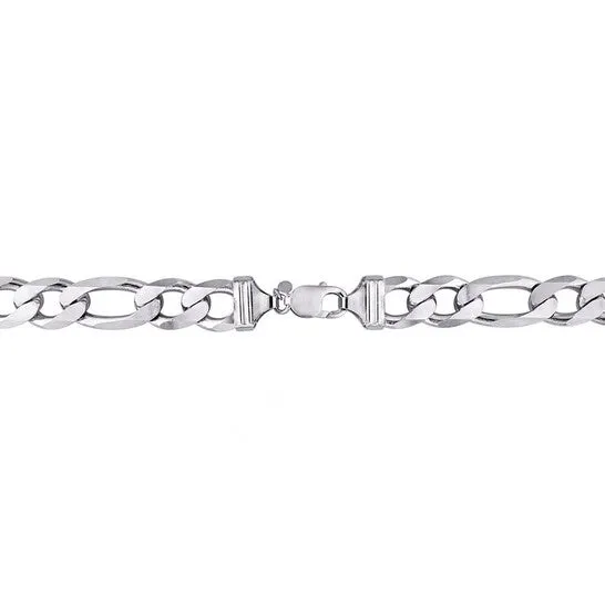 Original AMOUR 145mm Figaro Chain Necklace In Sterling Silver 24 In JMS always Necklaces Original AMOUR 145mm Figaro Chain Necklace In Sterling Silver 24 In JMS always Necklaces