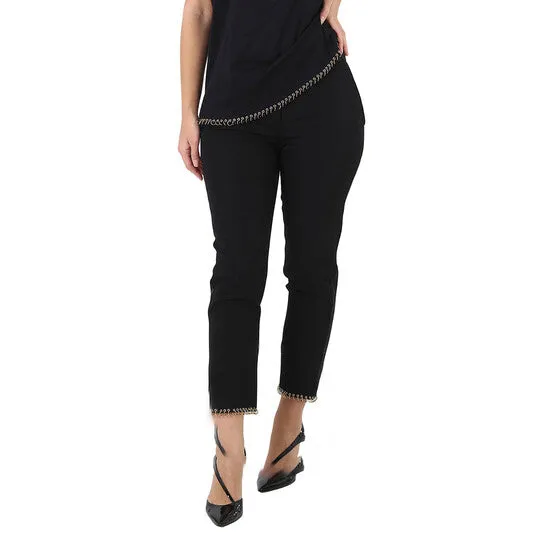 Original Burberry Ladies Black Hanover RingPierced Wool Tailored Trousers Brand Size 8 US Size 6 JMS always Rings Original Burberry Ladies Black Hanover RingPierced Wool Tailored Trousers Brand Size 8 US Size 6 JMS always Rings
