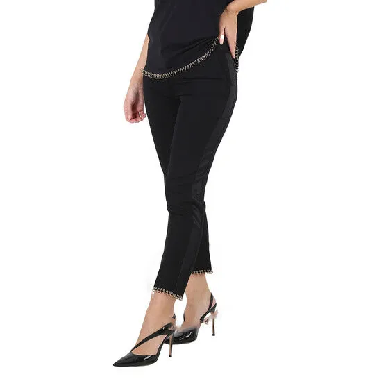 Original Burberry Ladies Black Hanover RingPierced Wool Tailored Trousers Brand Size 8 US Size 6 JMS always Rings Original Burberry Ladies Black Hanover RingPierced Wool Tailored Trousers Brand Size 8 US Size 6 JMS always Rings