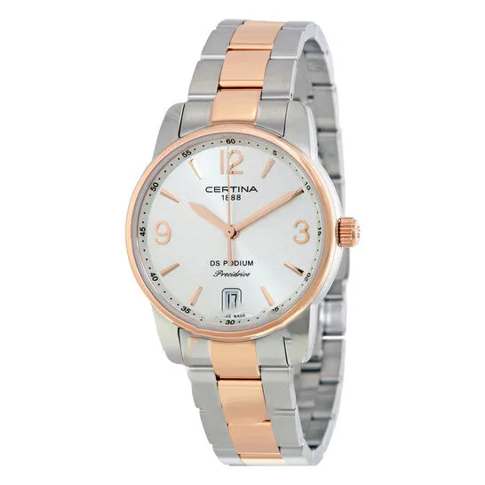 Original Certina DS Podium Silver Dial Twotone Ladies Watch C0342102203700 JMS always Rings Original Certina DS Podium Silver Dial Twotone Ladies Watch C0342102203700 JMS always Rings
