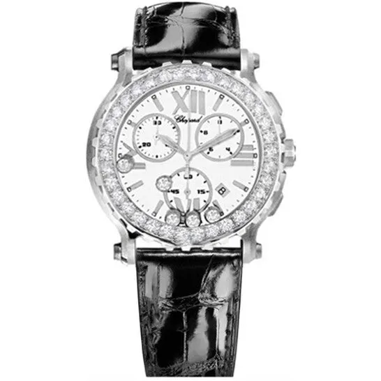 Original Chopard Happy Sport White Dial Chronograph Diamond Ladies Watch 2885062001 JMS always Watches Original Chopard Happy Sport White Dial Chronograph Diamond Ladies Watch 2885062001 JMS always Watches