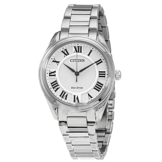 Original Citizen EcoDrive Arezzo White Dial Ladies Watch EM097053A JMS always Watches Original Citizen EcoDrive Arezzo White Dial Ladies Watch EM097053A JMS always Watches