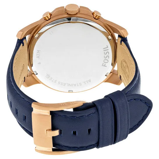 Original Fossil Grant MultiFunction Navy Dial Navy Leather Mens Watch FS4835 JMS always Watches Original Fossil Grant MultiFunction Navy Dial Navy Leather Mens Watch FS4835 JMS always Watches