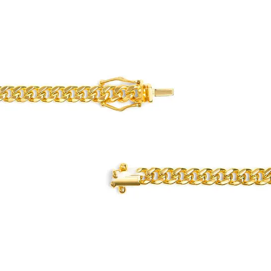 Original Haus of Brilliance SemiSolid 14K Yellow Gold 45mm Miami Cuban Chain Necklace Unisex Chain 22 Inches JMS always Necklaces Original Haus of Brilliance SemiSolid 14K Yellow Gold 45mm Miami Cuban Chain Necklace Unisex Chain 22 Inches JMS always Necklaces