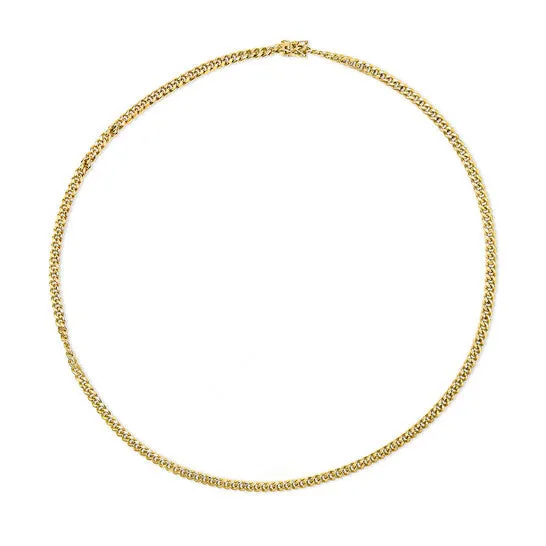 Original Haus of Brilliance SemiSolid 14K Yellow Gold 45mm Miami Cuban Chain Necklace Unisex Chain 22 Inches JMS always Necklaces Original Haus of Brilliance SemiSolid 14K Yellow Gold 45mm Miami Cuban Chain Necklace Unisex Chain 22 Inches JMS always Necklaces