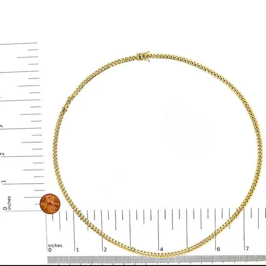Original Haus of Brilliance SemiSolid 14K Yellow Gold 45mm Miami Cuban Chain Necklace Unisex Chain 22 Inches JMS always Necklaces Original Haus of Brilliance SemiSolid 14K Yellow Gold 45mm Miami Cuban Chain Necklace Unisex Chain 22 Inches JMS always Necklaces