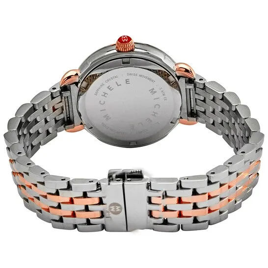 Original Michele Sidney Classic Mother of Pearl Dial Twotone Ladies Watch MWW30B000003 JMS always Rings Original Michele Sidney Classic Mother of Pearl Dial Twotone Ladies Watch MWW30B000003 JMS always Rings