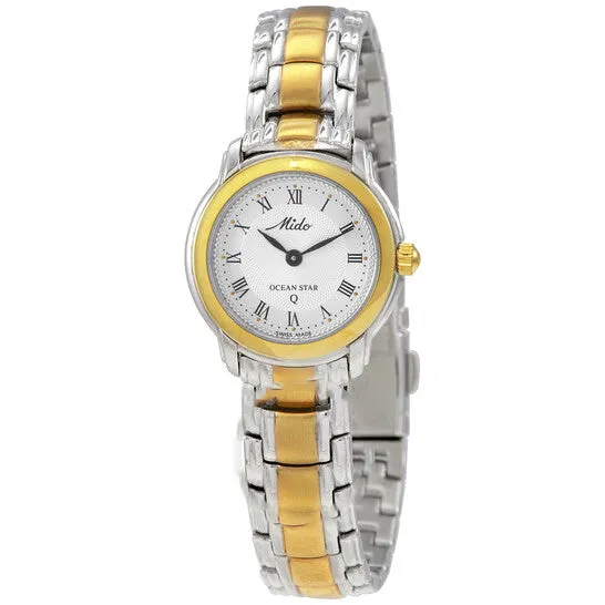 Original Mido Ocean Star Quartz White Dial Ladies Watch M74409211 JMS always Watches Original Mido Ocean Star Quartz White Dial Ladies Watch M74409211 JMS always Watches