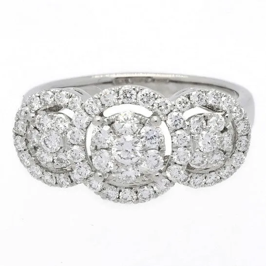 Original New J Collection Fine Jewellery Ring W Diamond61 Rddi 099 Ct18kw 529 Gm 18kt White Gold Silver JMS always Rings Original New J Collection Fine Jewellery Ring W Diamond61 Rddi 099 Ct18kw 529 Gm 18kt White Gold Silver JMS always Rings