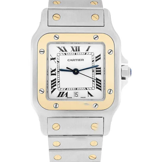 Original Preowned Cartier Santos Quartz Silver Dial Ladies Watch W20011C4 JMS always Watches Original Preowned Cartier Santos Quartz Silver Dial Ladies Watch W20011C4 JMS always Watches