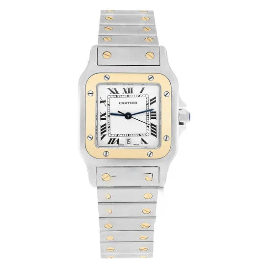 Original Preowned Cartier Santos Quartz Silver Dial Ladies Watch W20011C4 JMS always Watches Original Preowned Cartier Santos Quartz Silver Dial Ladies Watch W20011C4 JMS always Watches