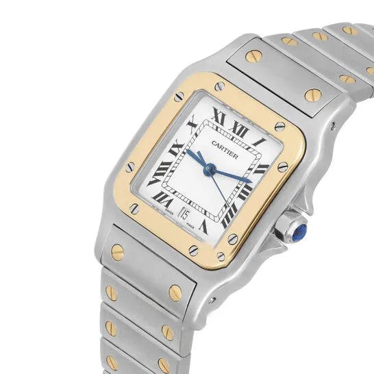 Original Preowned Cartier Santos Quartz Silver Dial Ladies Watch W20011C4 JMS always Watches Original Preowned Cartier Santos Quartz Silver Dial Ladies Watch W20011C4 JMS always Watches