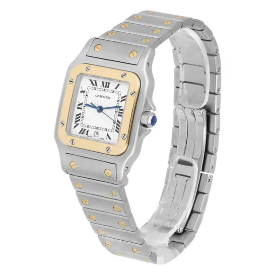 Original Preowned Cartier Santos Quartz Silver Dial Ladies Watch W20011C4 JMS always Watches Original Preowned Cartier Santos Quartz Silver Dial Ladies Watch W20011C4 JMS always Watches