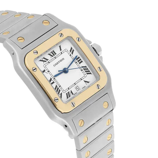Original Preowned Cartier Santos Quartz Silver Dial Ladies Watch W20011C4 JMS always Watches Original Preowned Cartier Santos Quartz Silver Dial Ladies Watch W20011C4 JMS always Watches