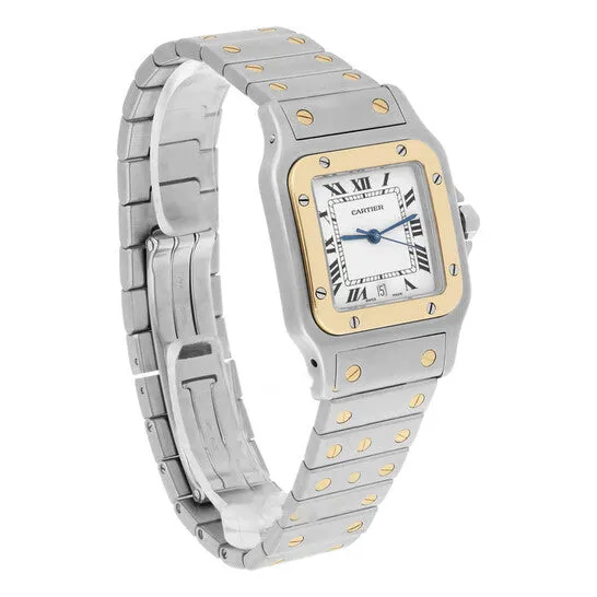 Original Preowned Cartier Santos Quartz Silver Dial Ladies Watch W20011C4 JMS always Watches Original Preowned Cartier Santos Quartz Silver Dial Ladies Watch W20011C4 JMS always Watches