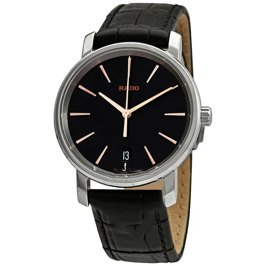 Original Rado DiaMaster Black Dial Ladies Watch R14089165 JMS always Watches Original Rado DiaMaster Black Dial Ladies Watch R14089165 JMS always Watches