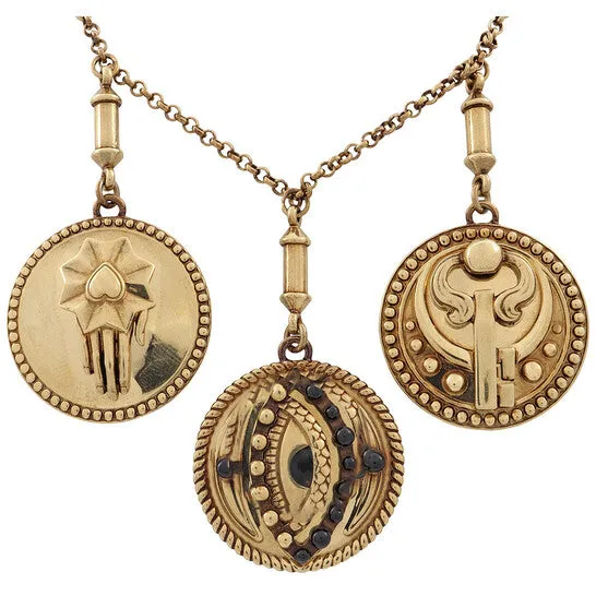 Original Roberto Cavalli Ladies Metallic Lucky Coin Choker Necklace JMS always Necklaces Original Roberto Cavalli Ladies Metallic Lucky Coin Choker Necklace JMS always Necklaces