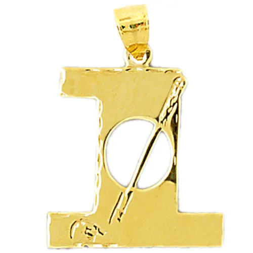 PreStyled Sets Goldia 14K Gold 1 Golf Pendant