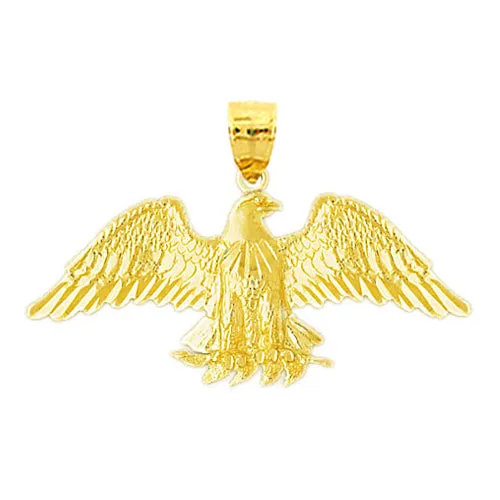 PreStyled Sets Goldia 14K Gold Preching Eagle Pendant