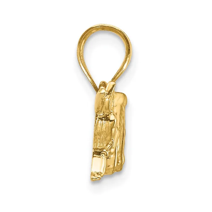 PreStyled Sets Goldia 14k Yellow Gold Polished OpenBacked Grasshopper Pendant