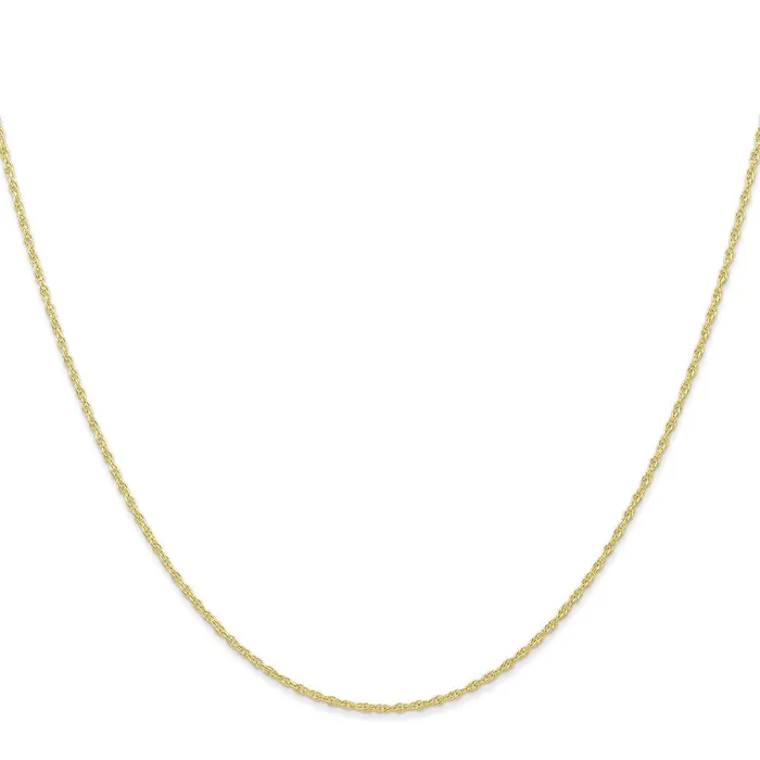 QGold Necklaces 10K Yellow Gold 95mm Carded Cable Rope Chain Necklace QGold Necklaces 10K Yellow Gold 95mm Carded Cable Rope Chain Necklace