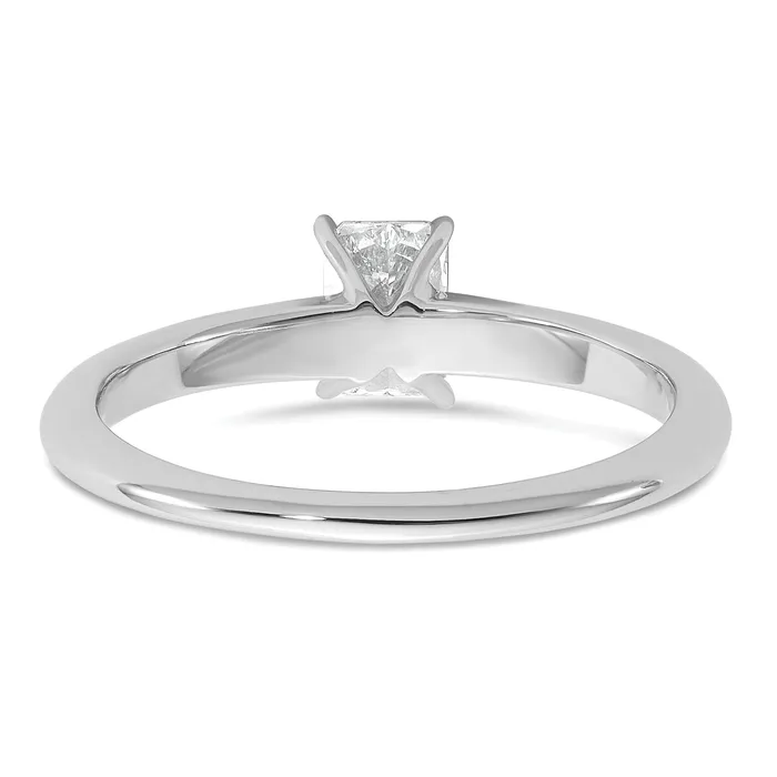 Rings Goldia 14k White Gold 12 Ct Lab Grown Diamond VSSI G Radiant Solitare Engagement Ring