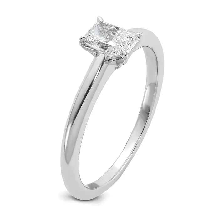 Rings Goldia 14k White Gold 12 Ct Lab Grown Diamond VSSI G Radiant Solitare Engagement Ring