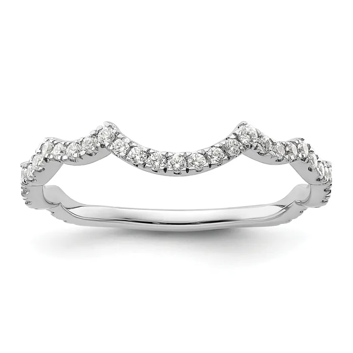 Rings Goldia 14k White Gold 13 Ct Lab Grown Diamond VSSI G Wedding Band Ring