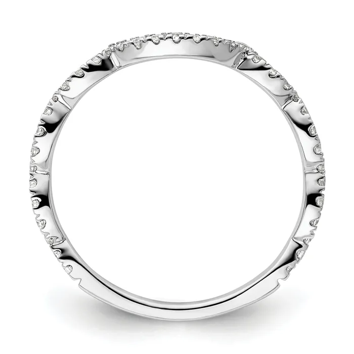 Rings Goldia 14k White Gold 13 Ct Lab Grown Diamond VSSI G Wedding Band Ring