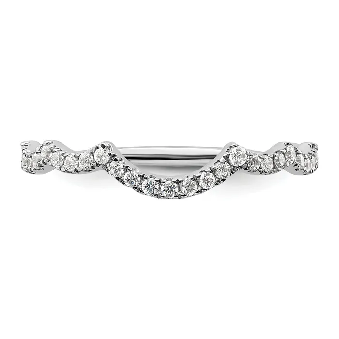 Rings Goldia 14k White Gold 13 Ct Lab Grown Diamond VSSI G Wedding Band Ring